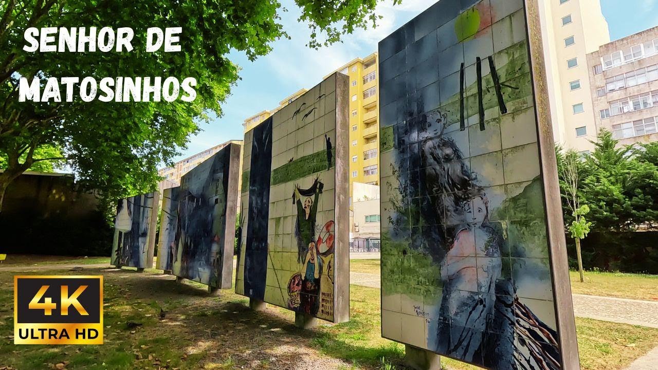 Walking Tour in Matosinhos, Portugal  | Nature, Architecture and Calm Streets [4K]