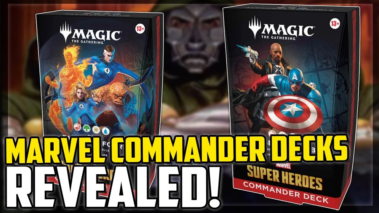 Представлены предсобранные колоды Marvel! Выйдут ЧЕТЫРЕ новые колоды Commander!