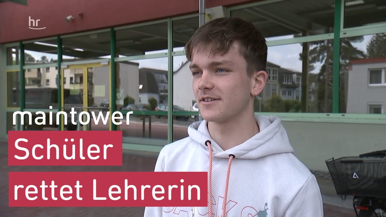 Jugendlicher rettet Frau das Leben | maintower