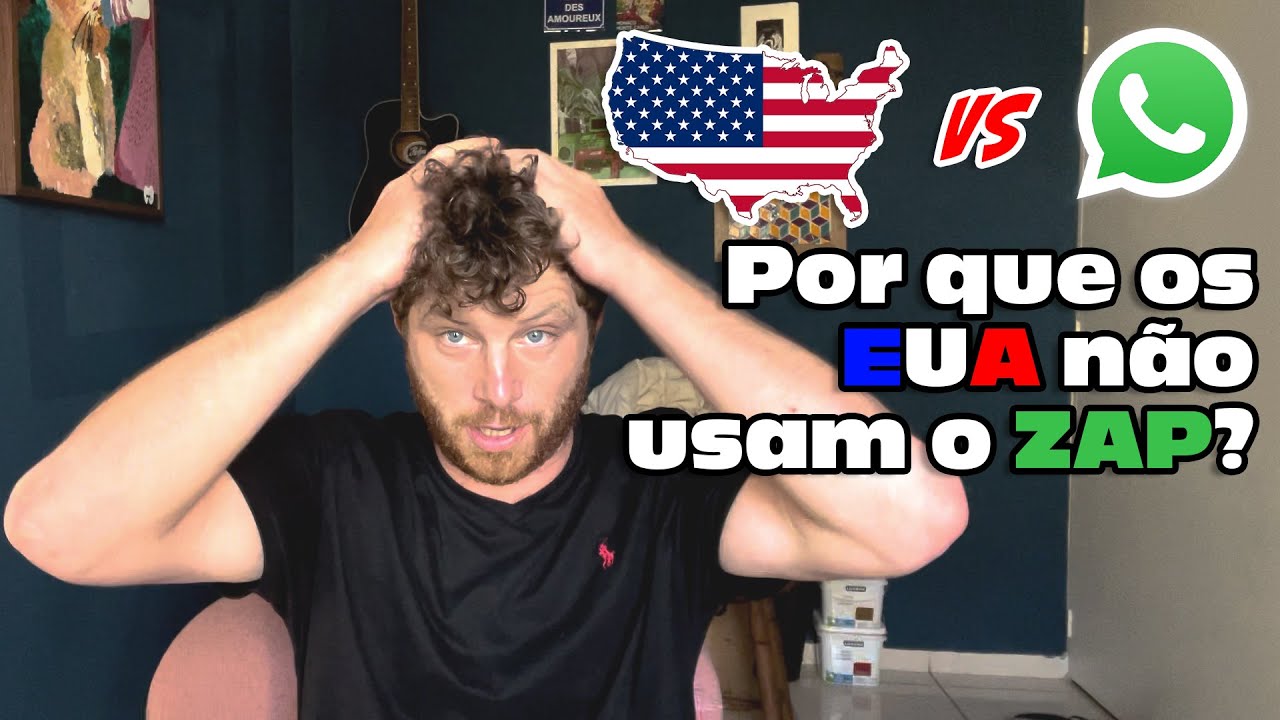 Nos ESTADOS UNIDOS N&Atilde;O USAM WHATSAPP (como eles comunicam?)