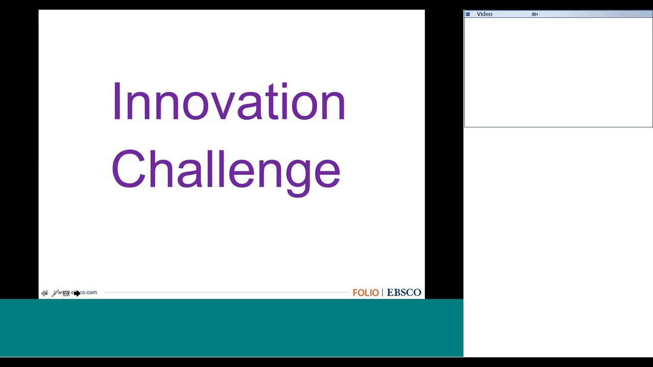 FOLIOForums - 2017-05-24 - FOLIO Innovation Challenge and FOLIO Services from EBSCO