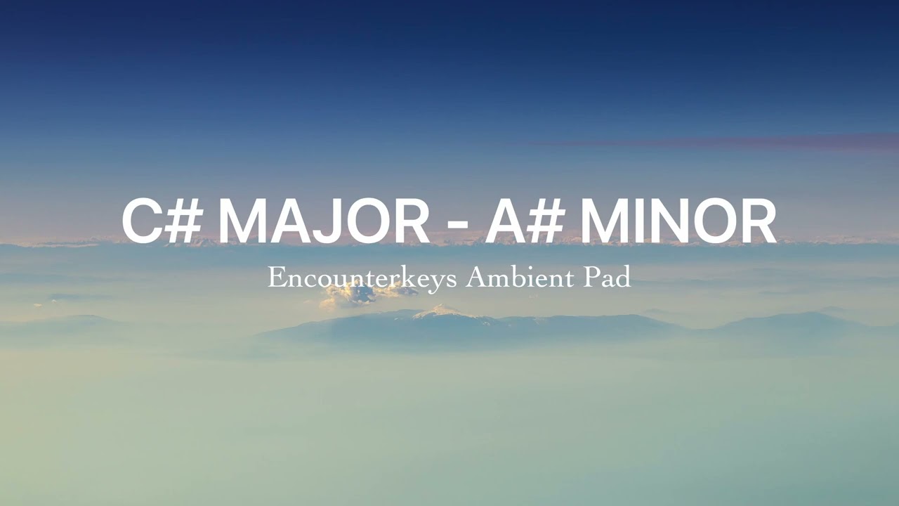 Pad in C# Major & A# Minor - 1 Hour Background Ambient Pad for Worship | EncounterKeys