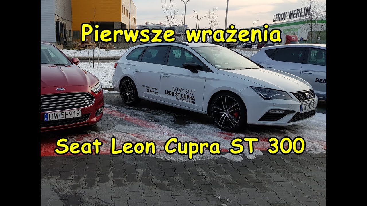 Pierwsze wrażenia Seat Leon Cupra ST 300 FWD + szpera mechaniczna test