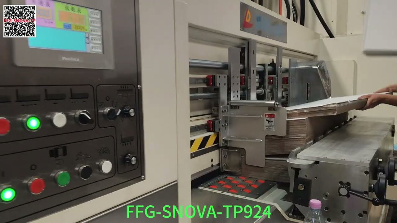 #Dinglong OPEN-CLOSE type , FFG-SNOVA-TP924 #Flexo Folder Gluer inline machine