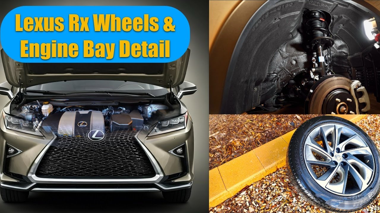 Deep Clean 10yr Old Wheels & Engine Bay | Before & After Transformation Lexus RX (vlog 61)