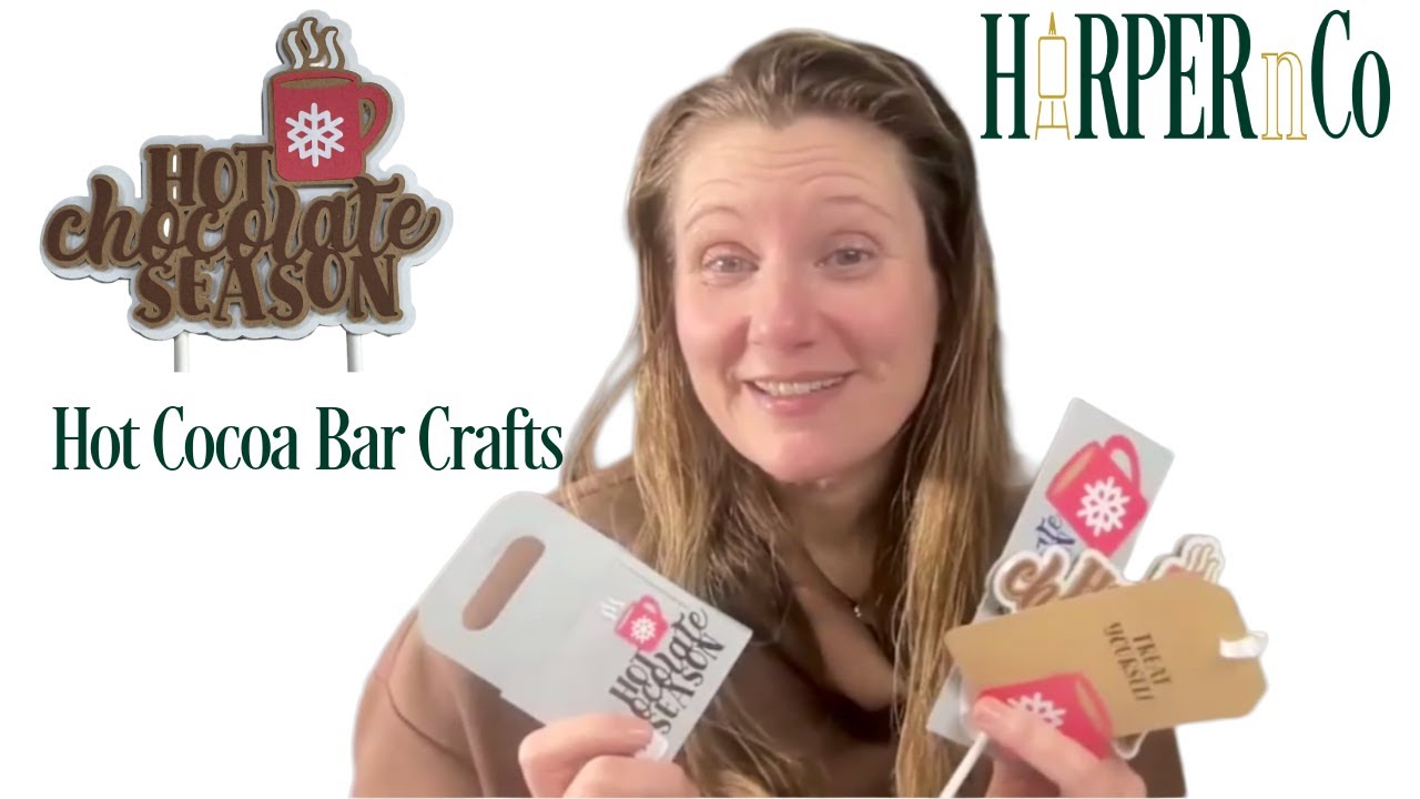 Hot Cocoa Bar Party Crafts Using SVGs