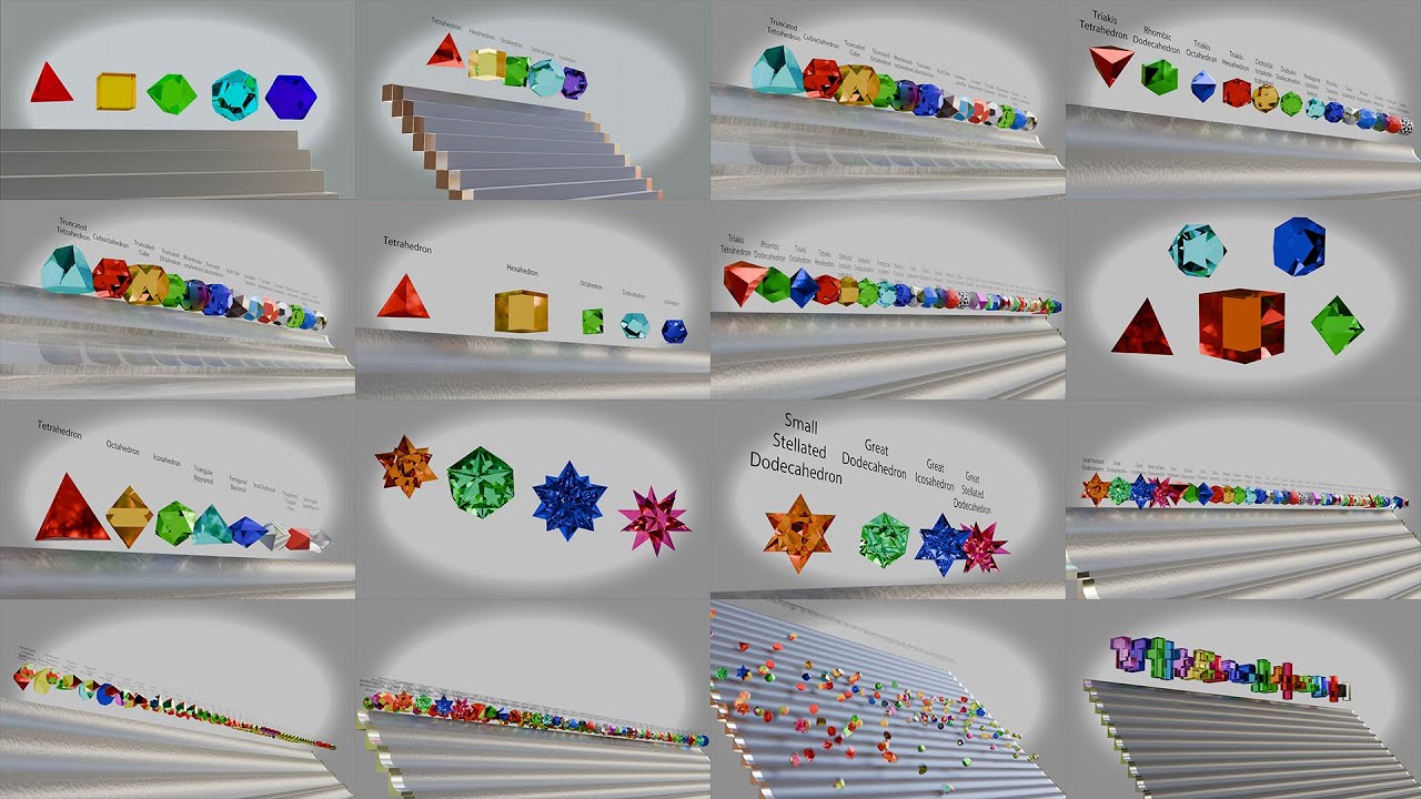 Which solid is the fastest? | Compilation