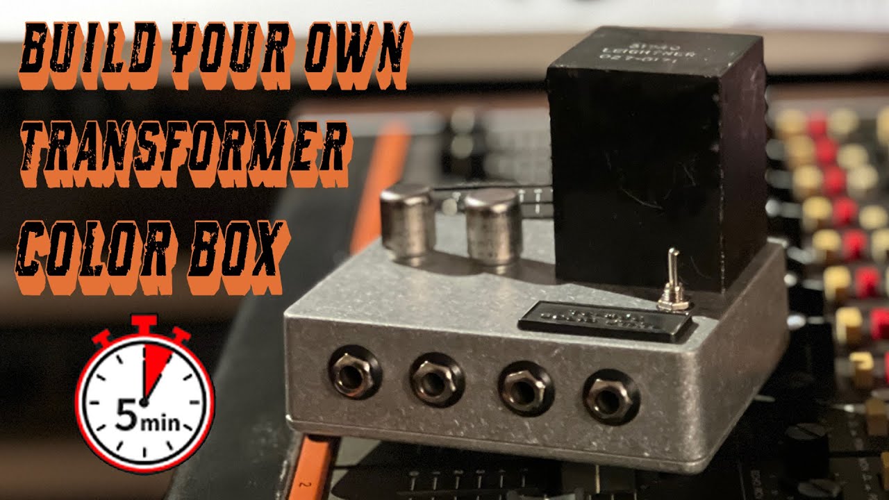 Build your own Transformer Color Box in 5 minutes