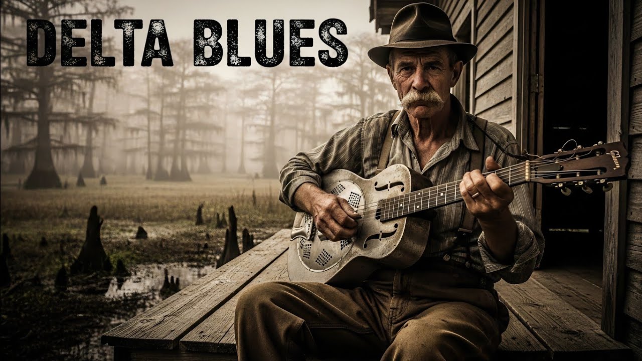 1930s Mississippi Delta Gospel Blues – Dark Resonator Guitar Hymn