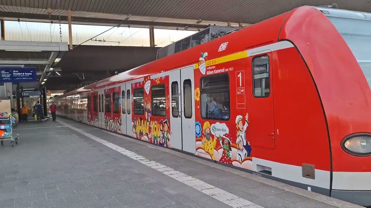 Ausfahrt S11 nach Düsseldorf Flughafen Terminal