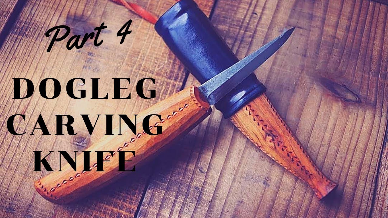 How to make your own Slojd knife -  Part 4 - Glueing in the Knife