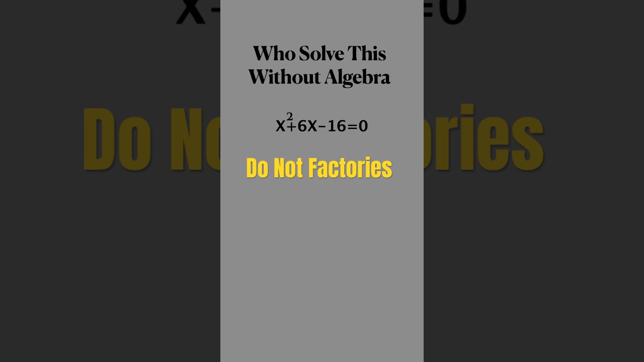 Nie przegap! Ujawniono sekret nauczycieli z Harvardu #mathtricks #visualmath #vedicmaths #viral #...