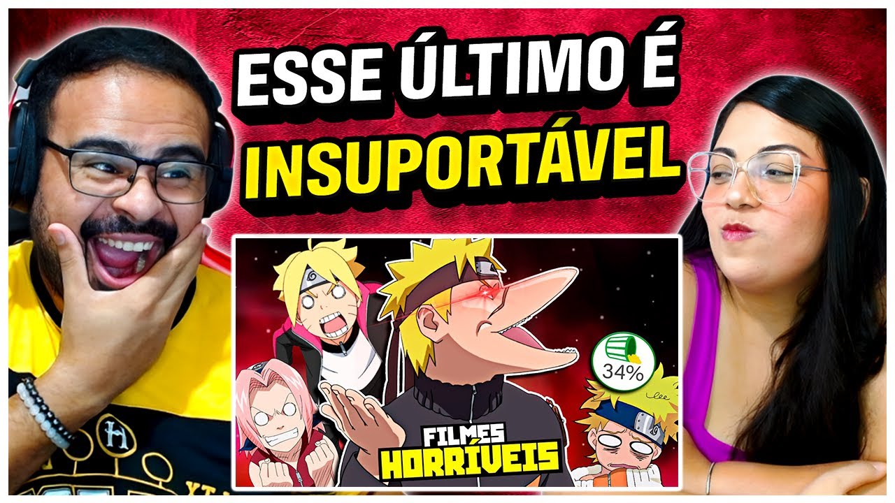 REACT VIAJANTE GALÁCTICO | Os PIORES filmes de NARUTO 👎🏻🚫🤢