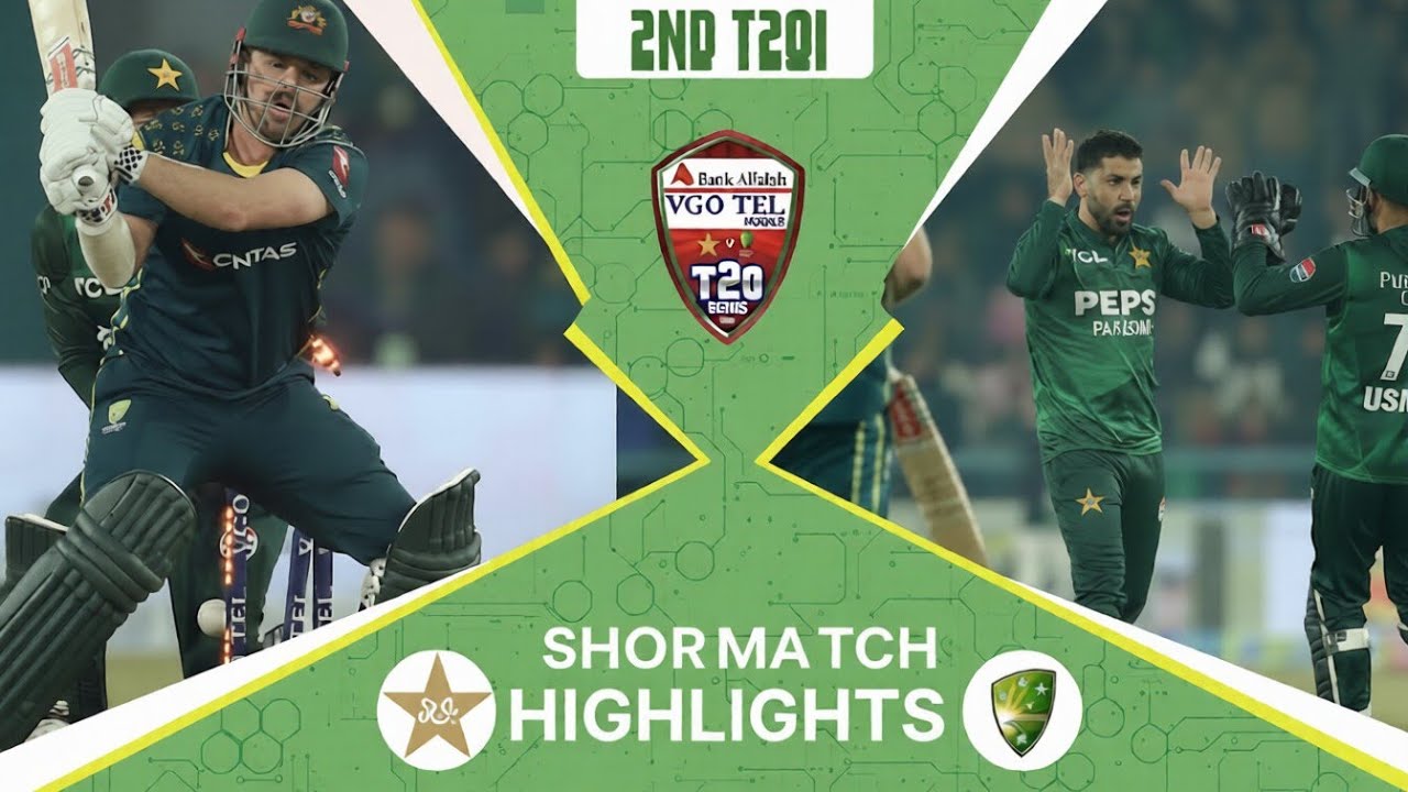 Short Highlights |Pakistan vs Australia |Match 02 |T201 Series 2026 |ArsalanSportsStudio 