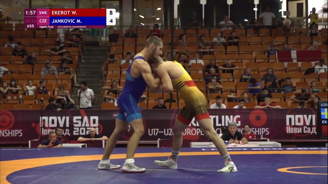 W. EKEROT (SWE) vs M. JANKOVIC (CZE) | GR 63 1/8 | u20 European championships 2025
