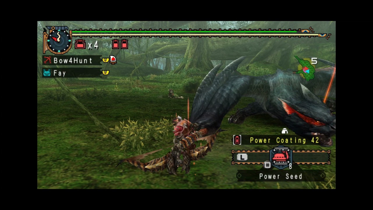 MHFU Nargacuga Bow Nekoht Quest (9★)
