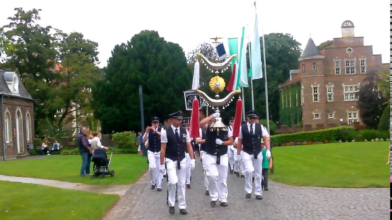 Parade beim Sch&uuml;tzenfest in Gemen!