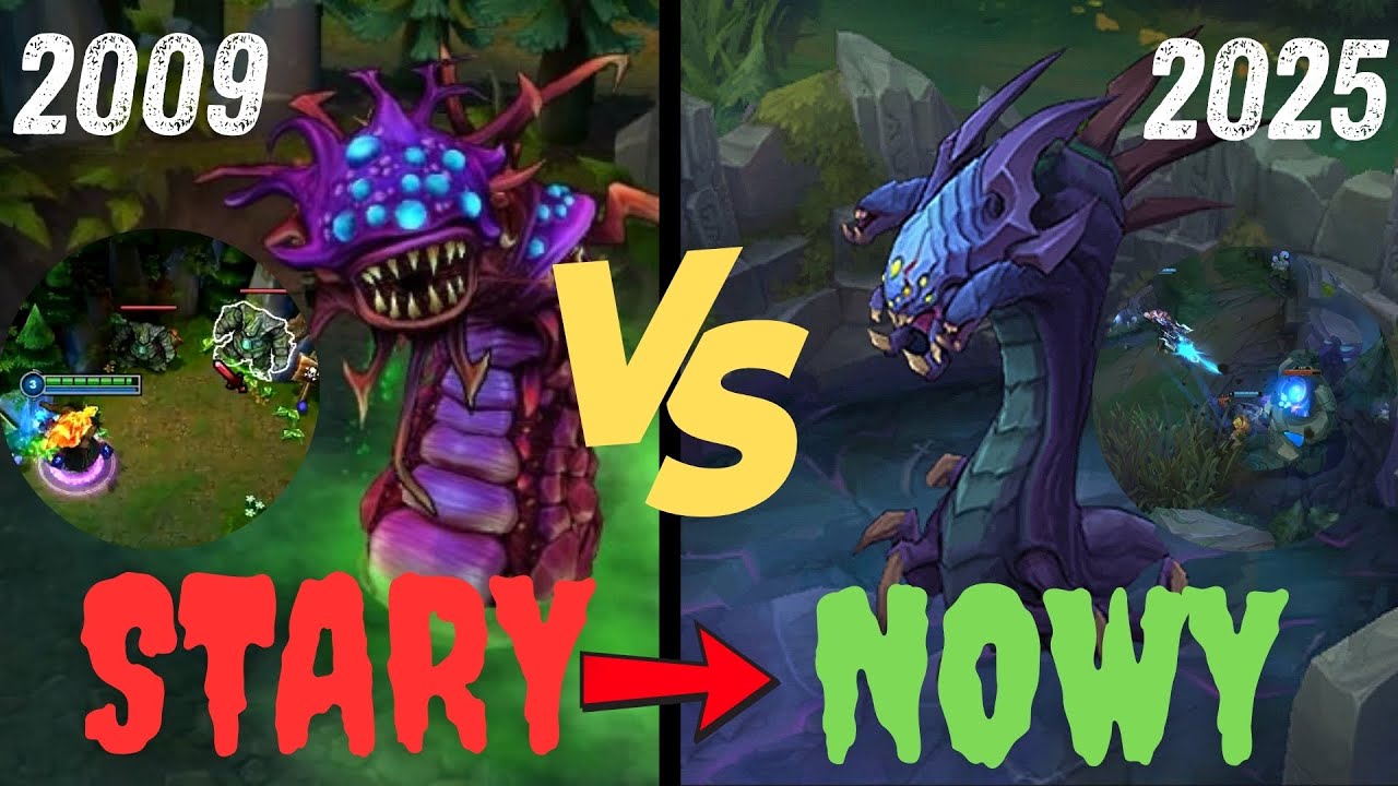 Zobacz, jak LoL wyglądał  kiedyś! (2009 vs 2025) I STARY vs NOWY