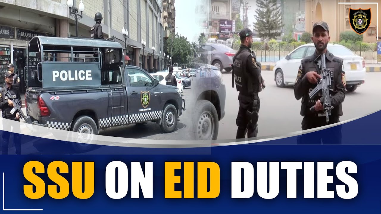 SSU Commandos Performing Eid Duties | Eid Mubarak | Sindh Police