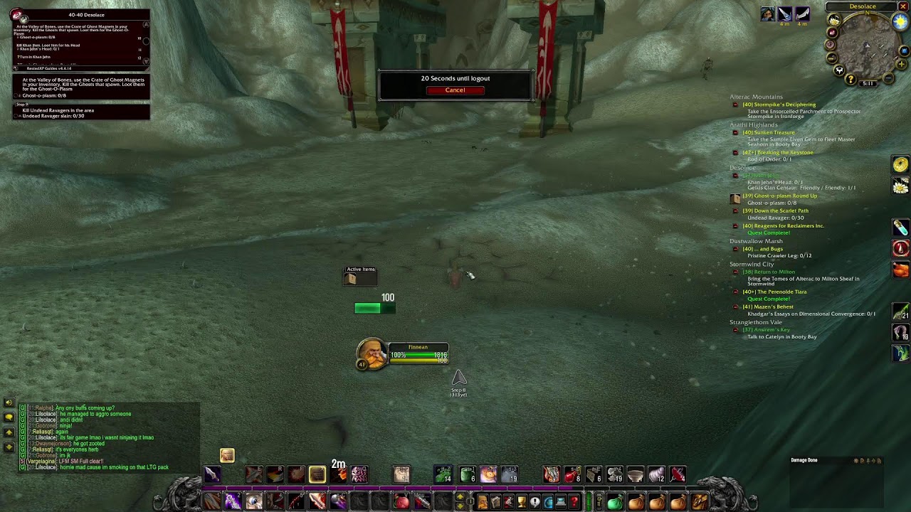 WoW Hardcore Finnean Dwarf Rogue