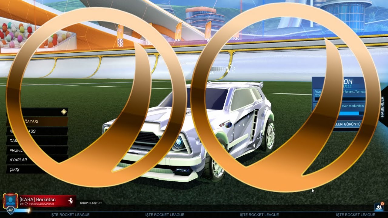 BRONZ GİBİ OYNADIK! Rocket League 1v1