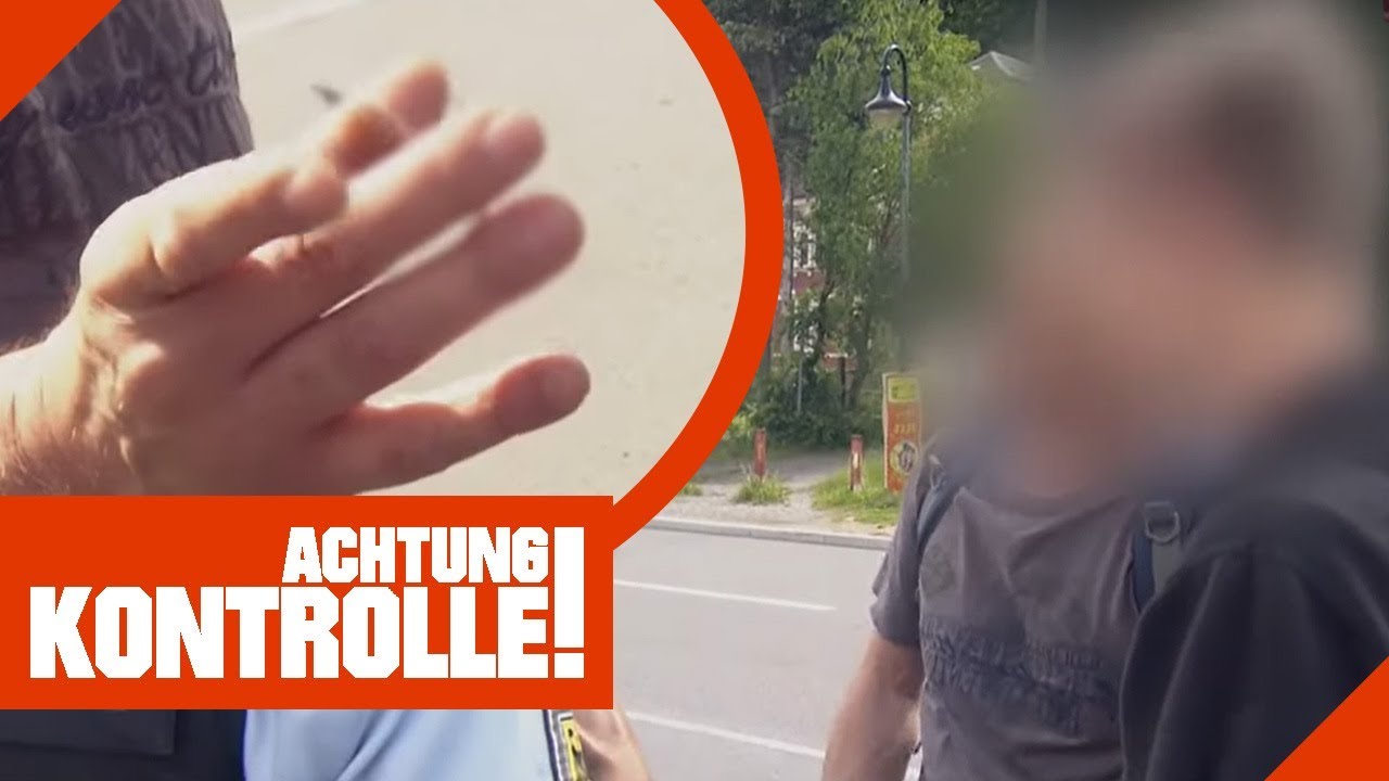 Mann gibt Ausweis nicht her! Was hat er zu verbergen? | Achtung Kontrolle | Kabel Eins