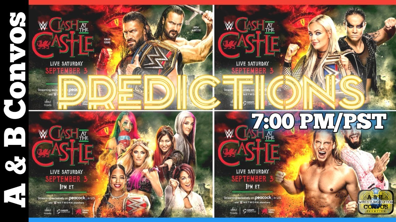 WWE Clash At The Castle Predictions 2022 | 9/2/22