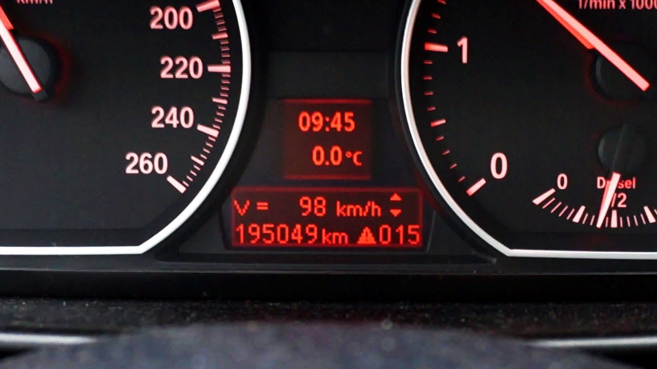 BMW coding digital speed display in instrument cluster (E87 E90 E60)