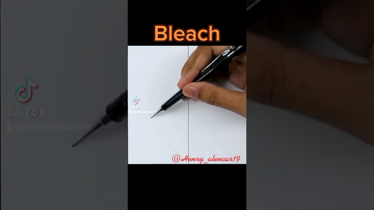 speed drawing - Ichigo Bleach #animebrasil #animetv #bleach bleach