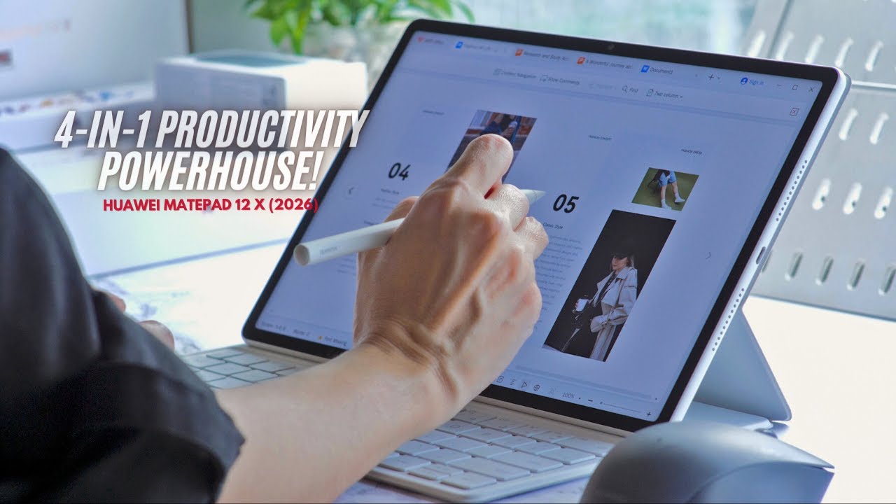 Планшет, который умеет всё? HUAWEI MatePad 12 X (2026) — это мощный планшет 4-в-1.