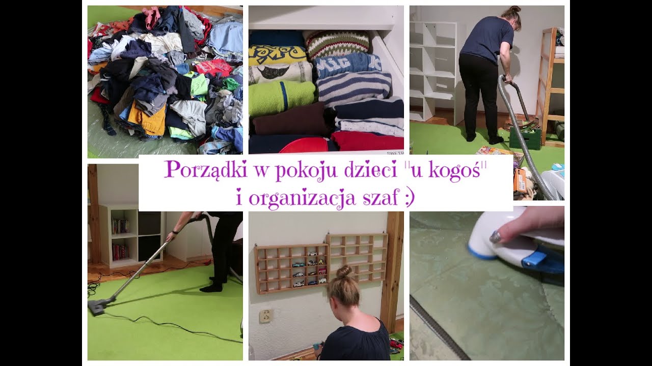 Porządki w pokoju dzieci 