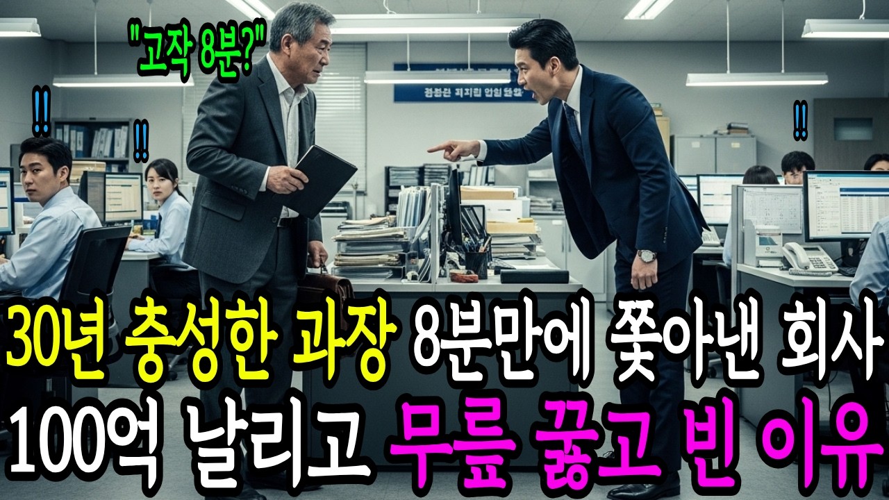 30년 충성한 만년 과장 쫓아낸 회사, 100억 날리고 전화 건 진짜 이유 | 감동사연 | 노후사연 | 오디오북