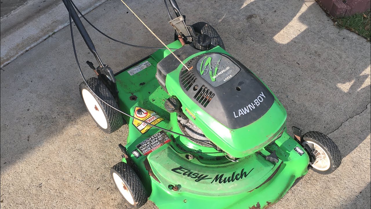 Will it run? 1996 Neglected Lawnboy 10313 silver series