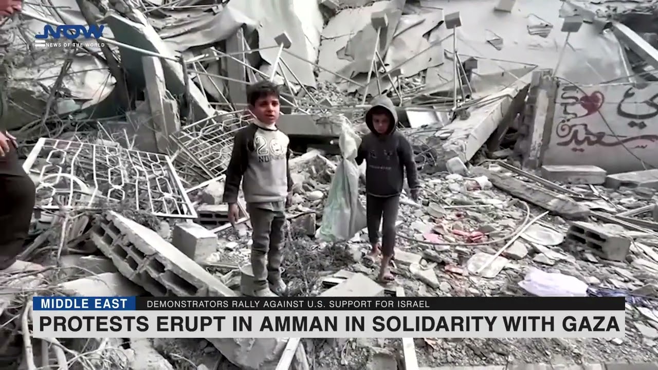 Protests erupt in Amman in solidarity with Gaza