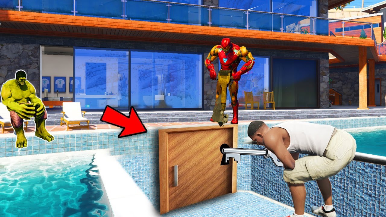 ФРАНКЛИН ҮЙІНЕН МОНСТРДЫҢ ЕСІГІН ТАПТЫ (GTA V)
