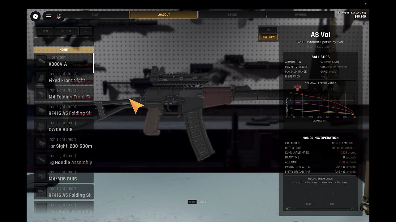 As Val low recoil attachments in Black Hawk Rescue Mission 5