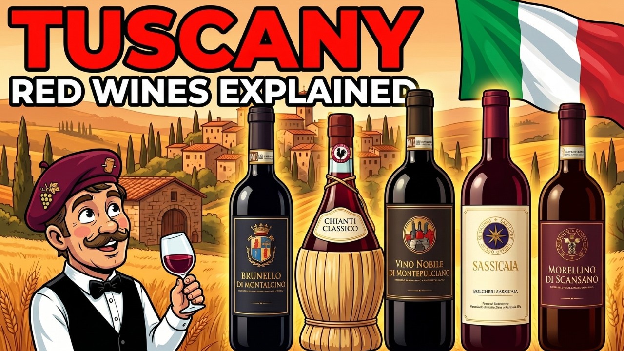 Every Italian Red Wine From Tuscany Explained