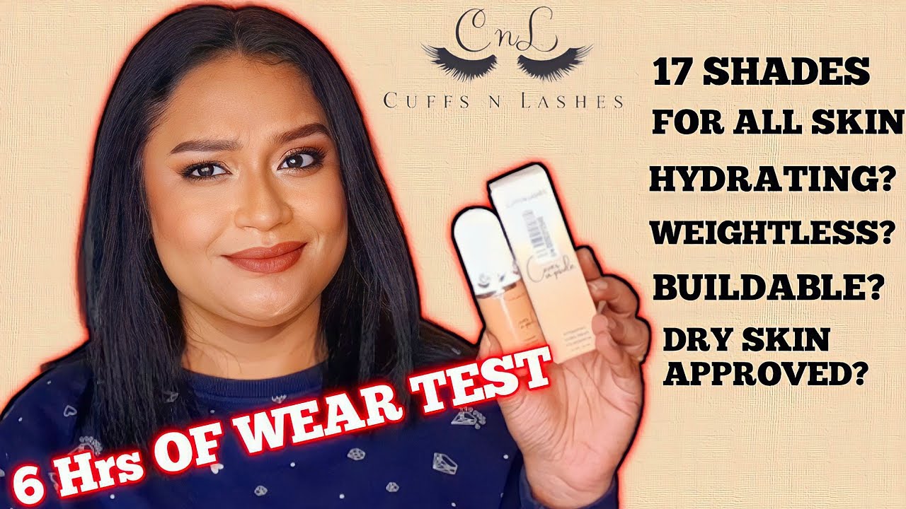 On your request trying @cuffsnlashes Cover Capsule foundation|Golden Tan|6Hrs Wear Test