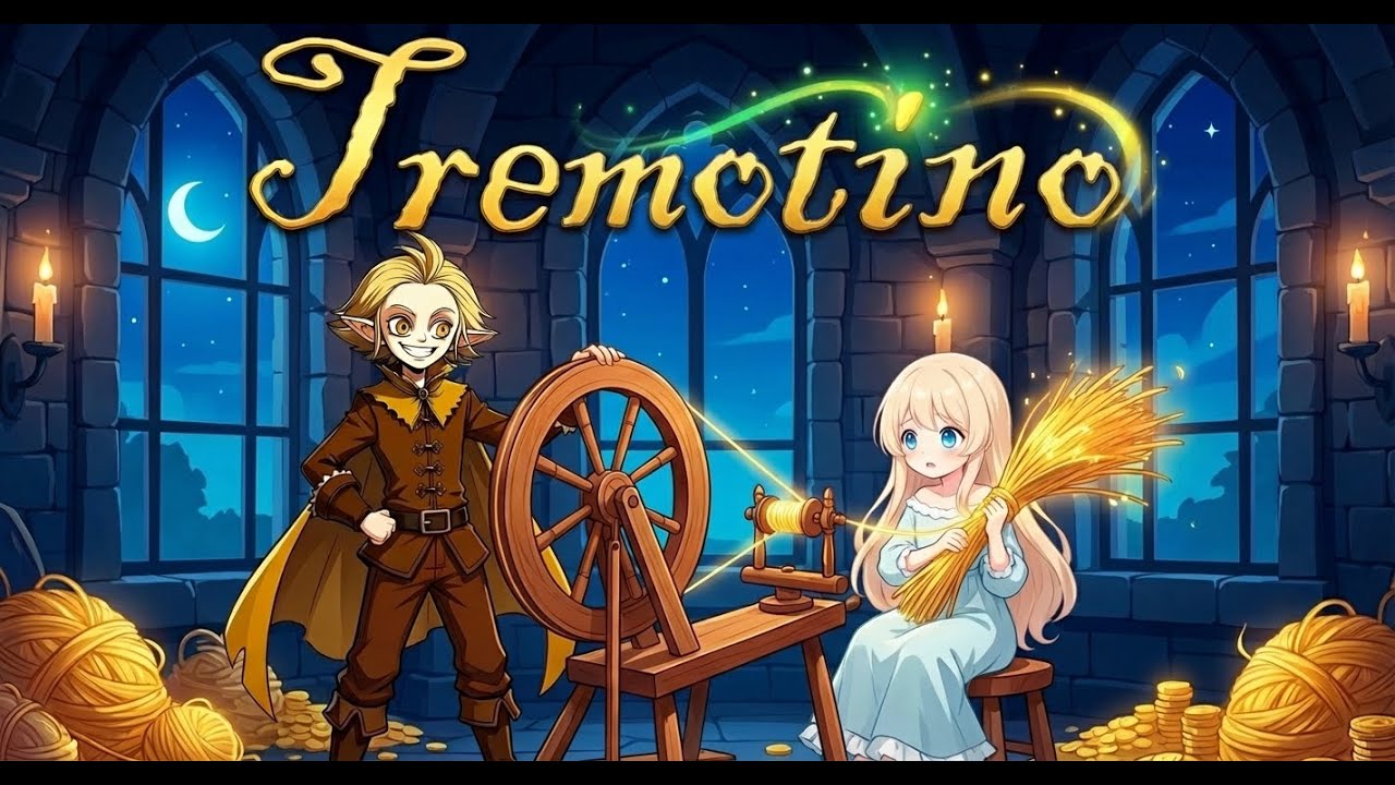 Storie classiche cartoni bambini Tremotino Rumpelstiltskin 🧸📖 L'anime da Fiaba di Mamma Chiara! 🌟