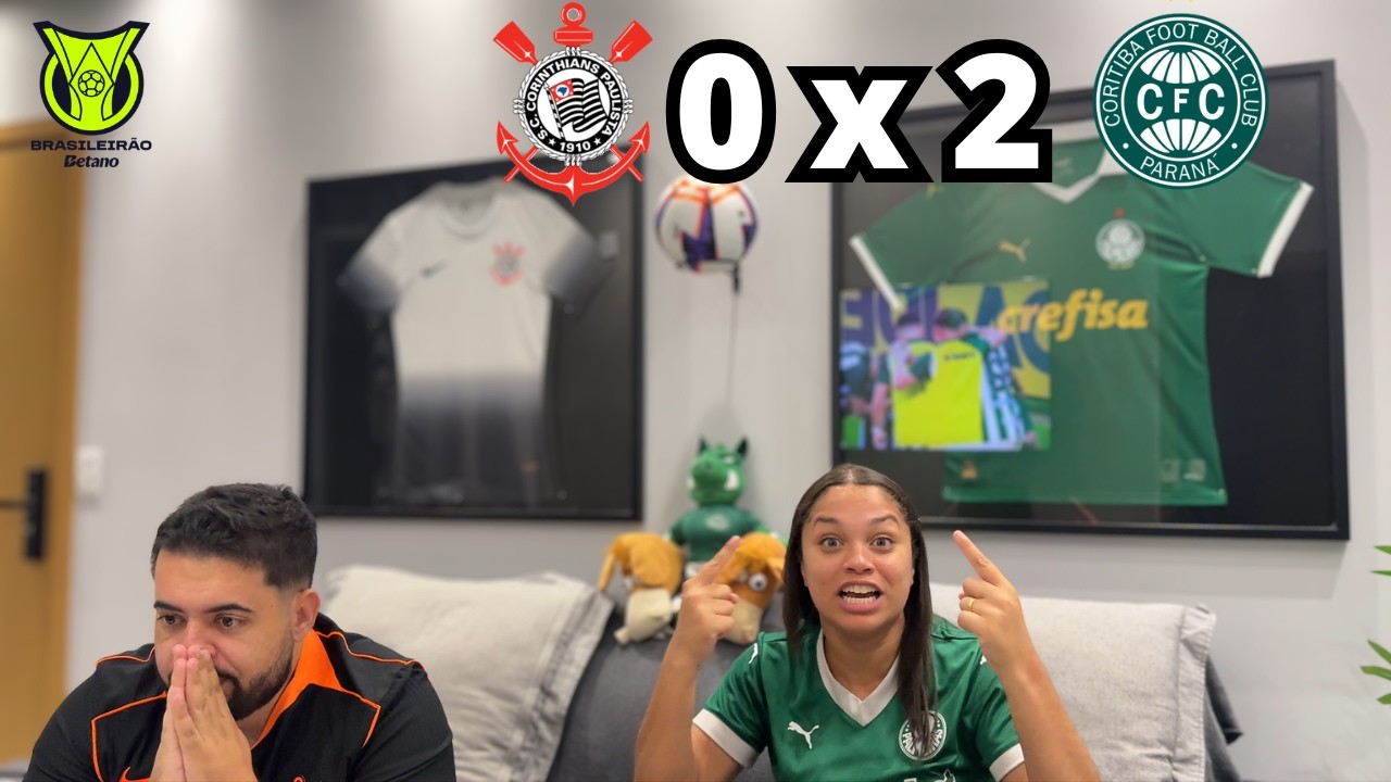 REACT REAÇÕES CORINTHIANS x CORITIBA | Casal Rivalidade