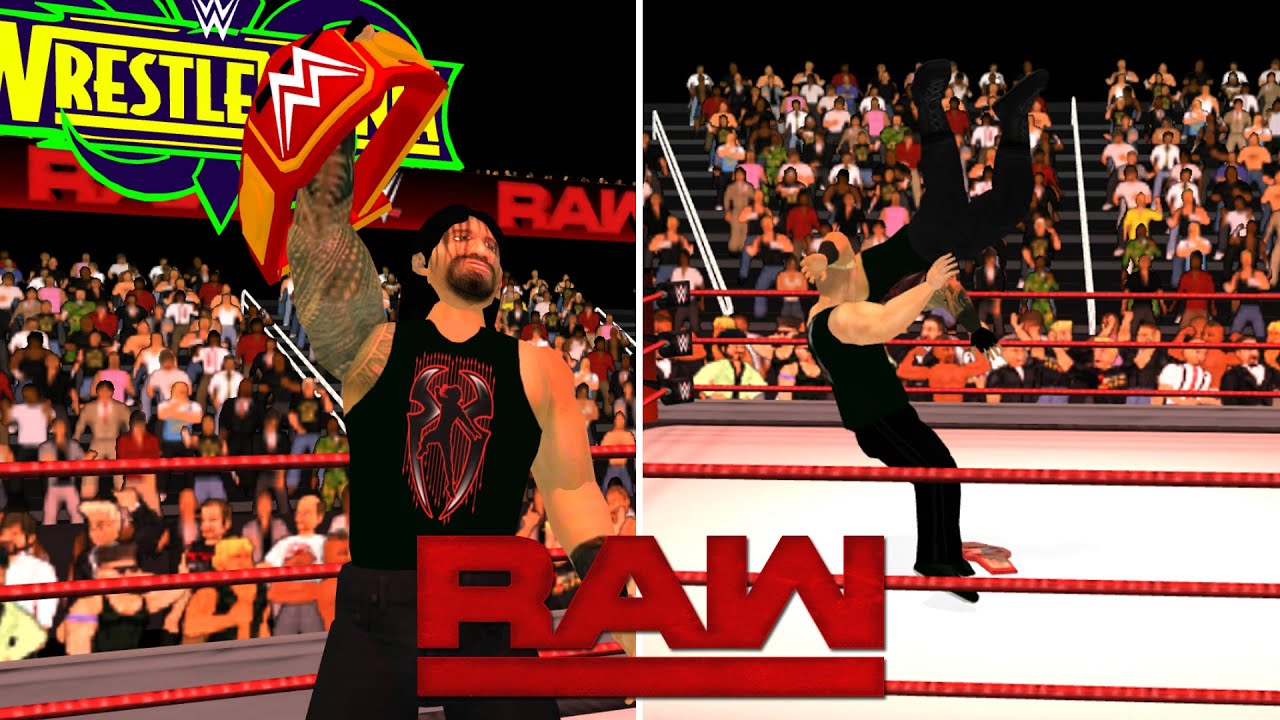 Roman Reigns unleashes on Brock Lesnar before WrestleMania, RAW- WR3D