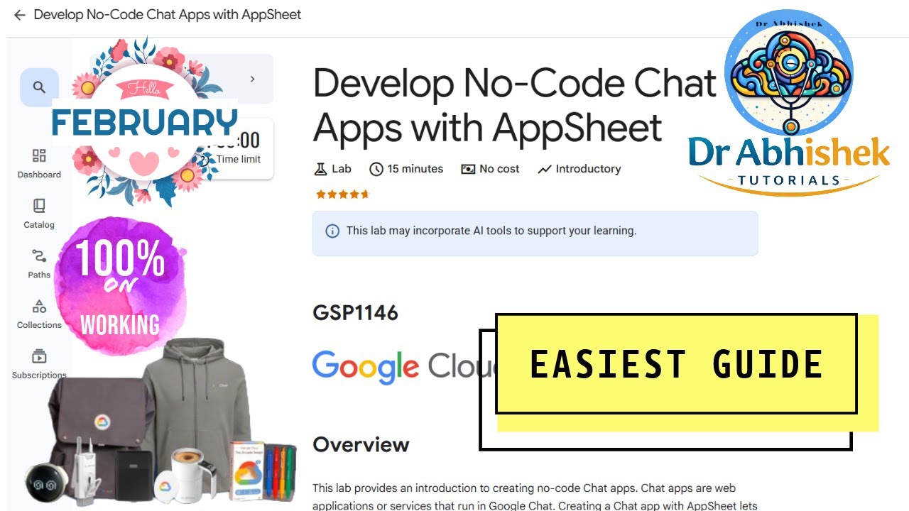 Разработка чат-приложений без кода с помощью AppSheet | Февраль 2026 | #GSP1146 #qwiklabsarcade2026