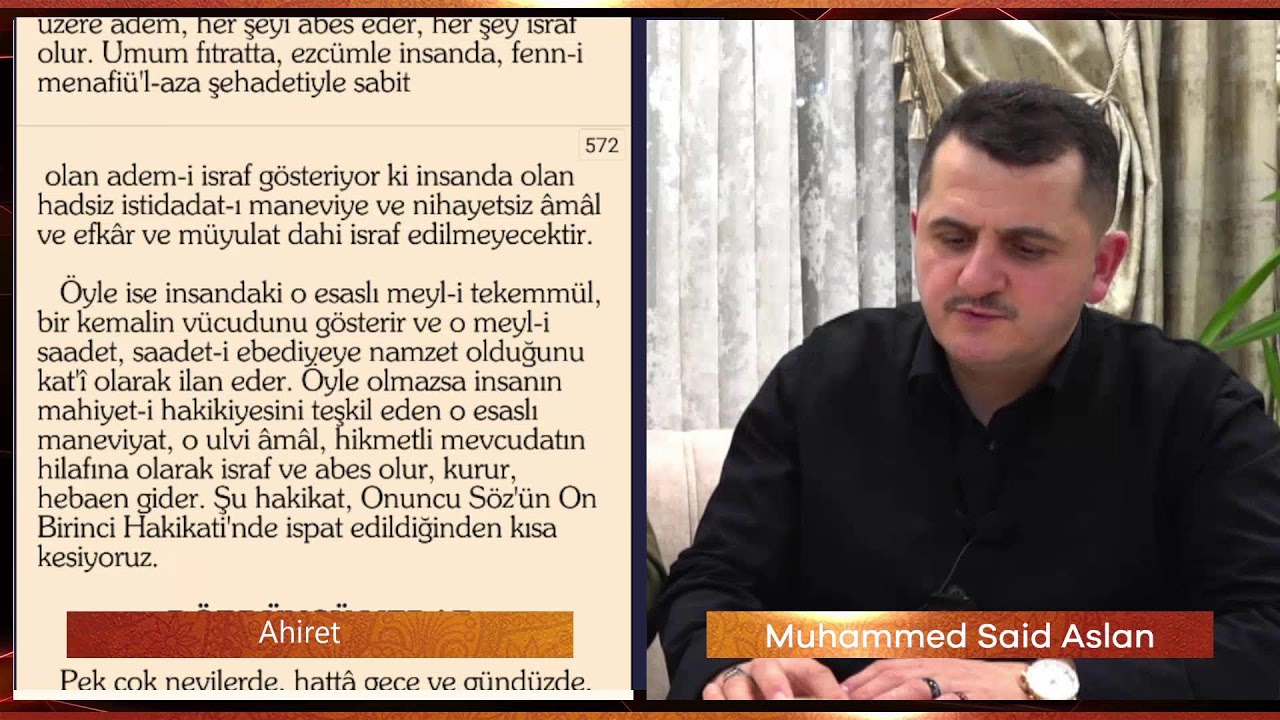 Ahiret - Risale-i Nur Sohbetleri - 11.02.2026