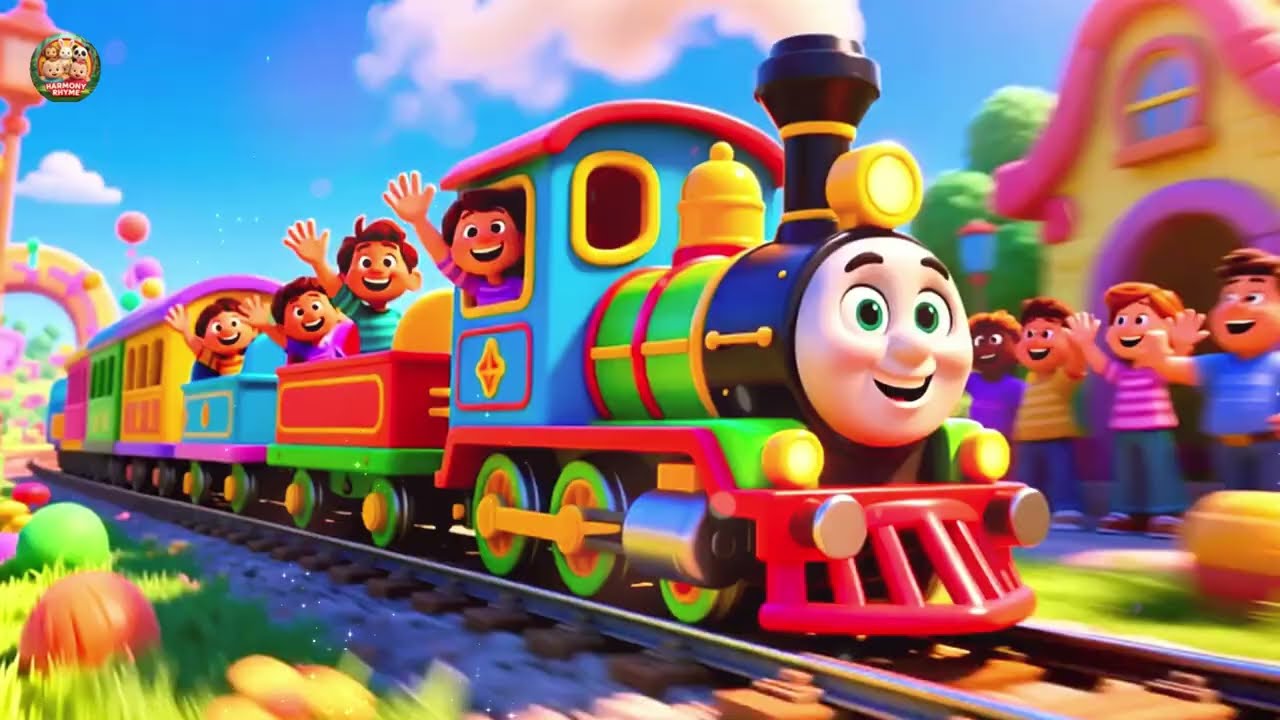 Baby Train the Magic 🚂✨ Fun Railway Adventure Song for Kids | Viral Nursery Rhyme