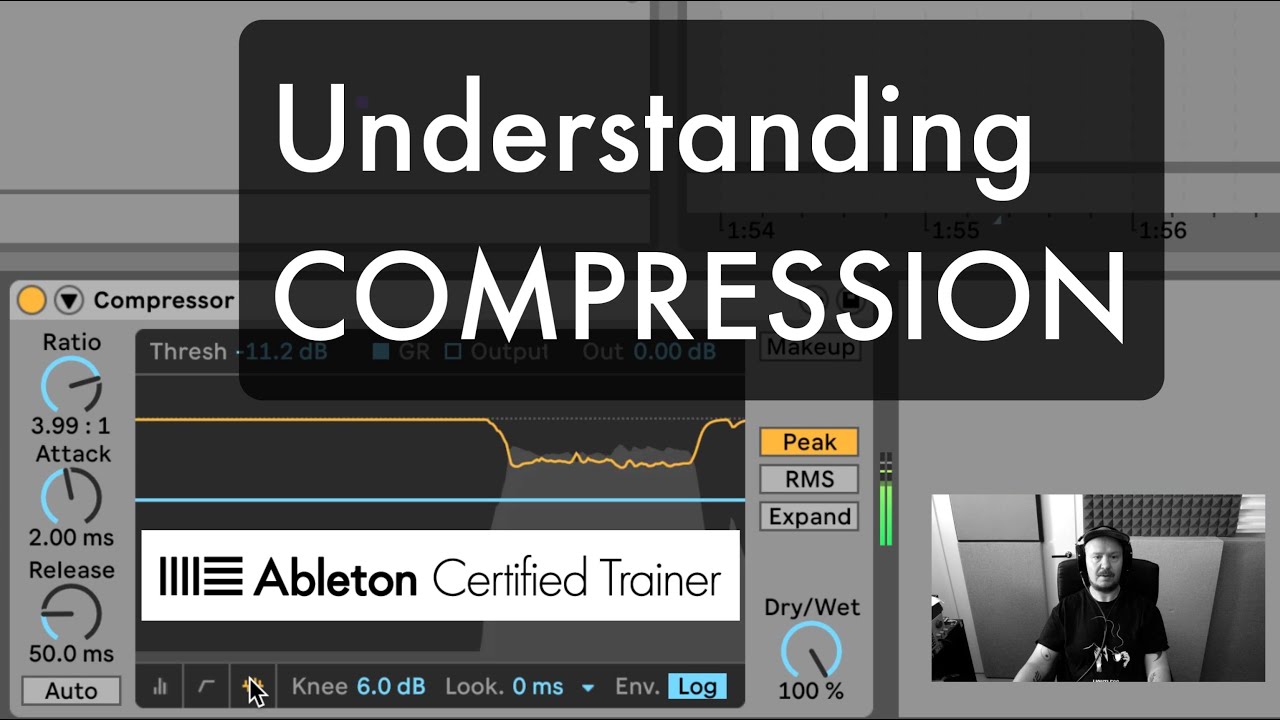 Основы сжатия с помощью стандартного компрессора Ableton Live