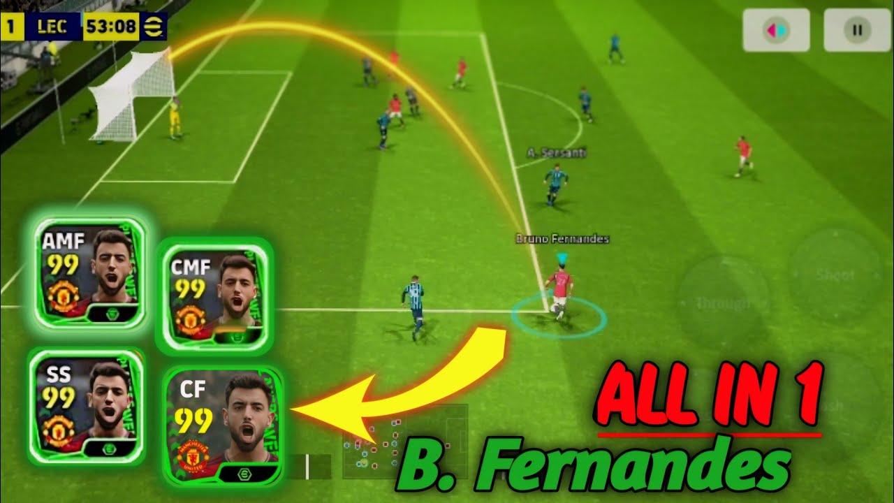 Bruno Fernandes new 99 rated POTW Booster card Review - Can play any POSITION.