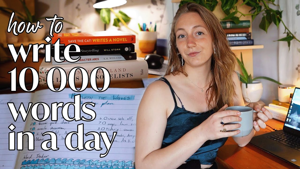 How to Write 10k Words in a Day | Tips & Resources | Writing Prep Vlog