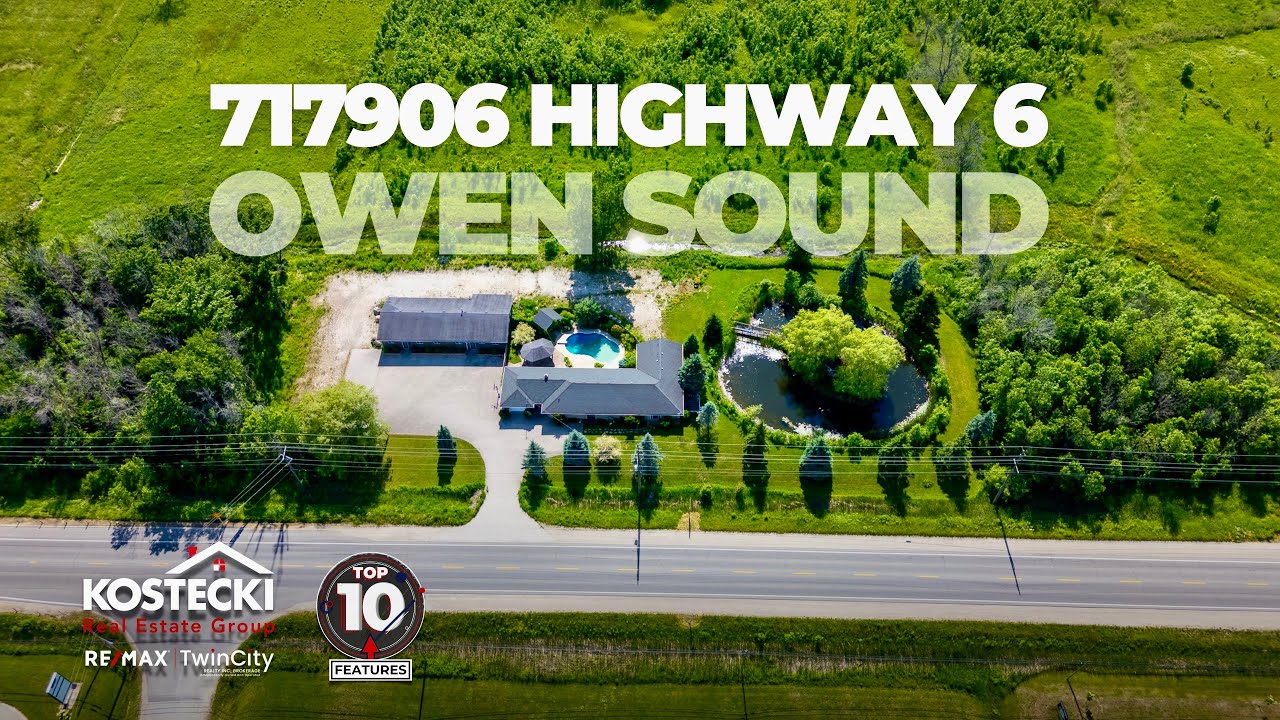 Live. Work. Escape. – 717906 Highway 6 [HOME TOUR] – Owen Sound Real Estate