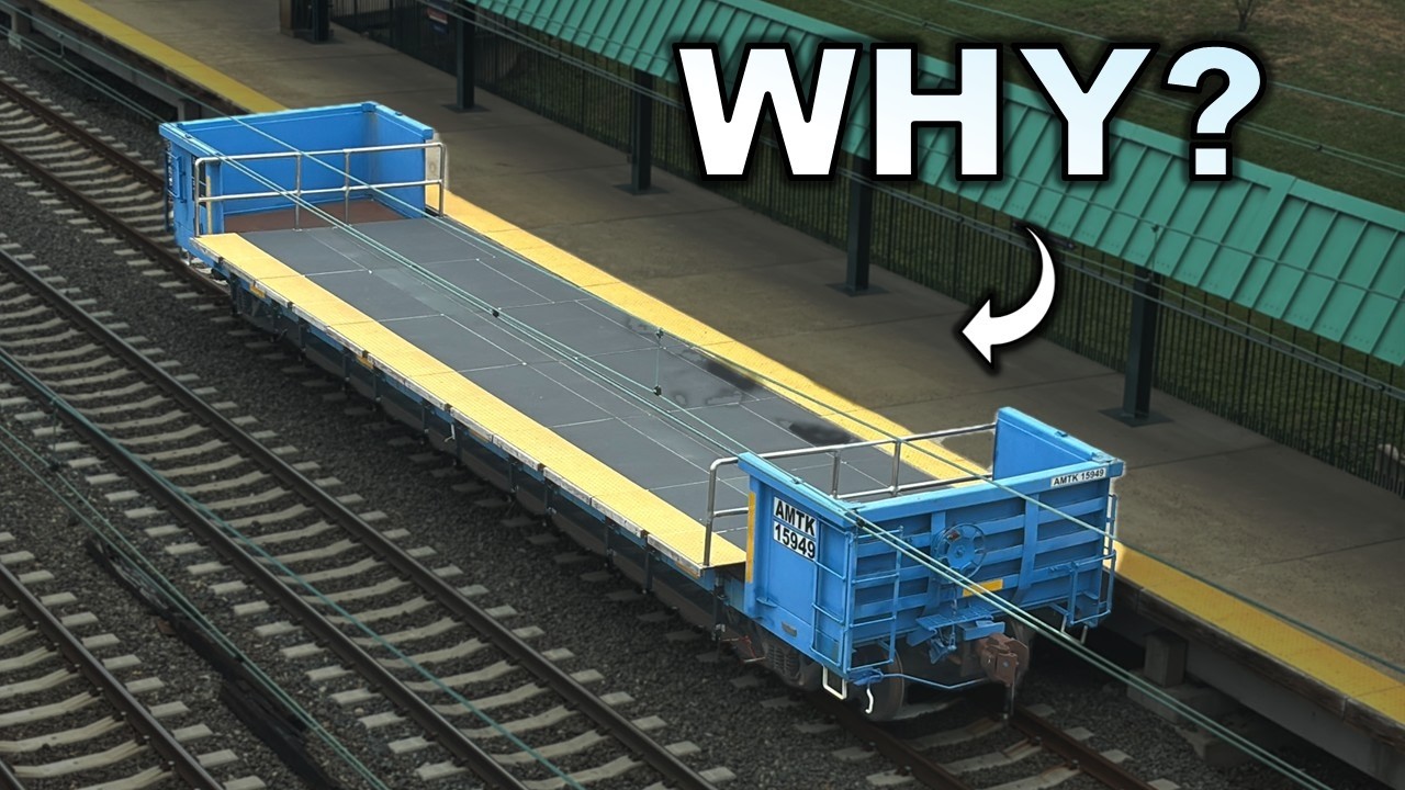 This platform is actually a train car