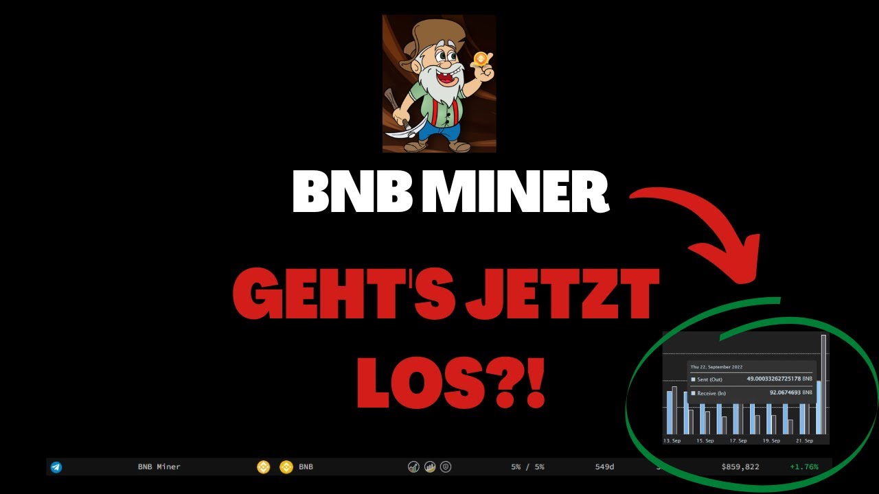 GEHT'S JETZT LOS?! - BNB MINER | 2022 (Deutsch)